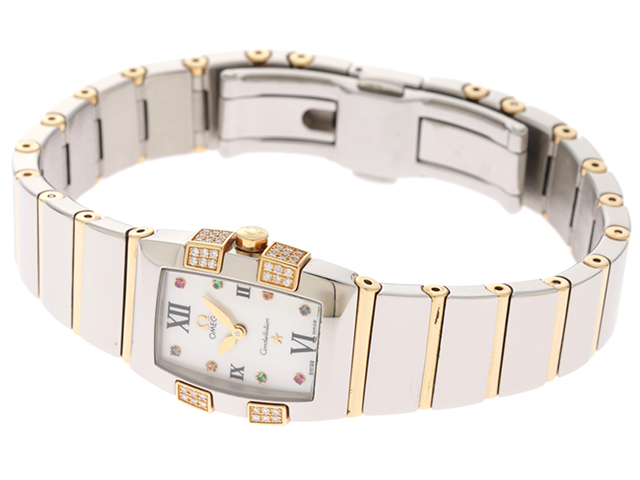 OMEGA オメガ コンステレーション クアドラ ミニ ダイヤベゼル 1284.79