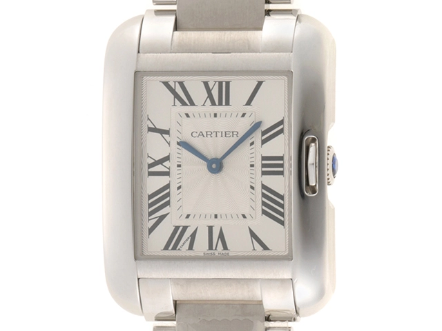 Cartier カルティエ 腕時計 タンクアングレースMM W5310044 シルバー