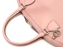 GUCCI　グッチ　2WAYショルダーバッグ　ピンク　レザー　レディース　【436】2148103547799