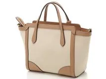 j28【極美品】グッチ キャンバス レザー スウィング 2wayショルダー