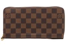 LOUIS VUITTON ルイヴィトン ジッピー･ウォレット 長財布 ダミエ ローズバレリーヌ N60046【434】