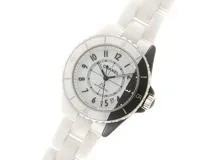 シャネル　CHANEL　J12　メンズ腕時計　Ｈ6515　パラドックス　キャリバー12.1　自動巻き　ホワイト文字盤　セラミック　ステンレス　【433】