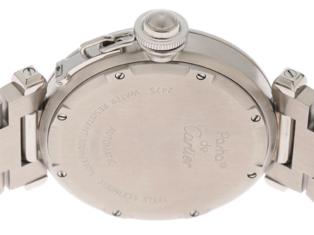 Cartier カルティエ 時計 パシャC ビッグデイト W31055M7 自動巻き ...