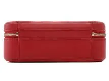 CHANEL シャネル CCフィリグリー A93343 チェーンヴァニティ レッド/GP