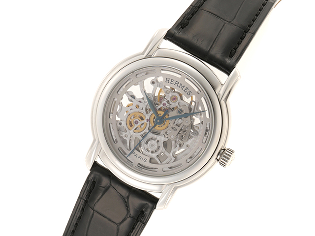 HERMES エルメス 腕時計 セザム SM1.710 透明 自動巻き 2148103550874 