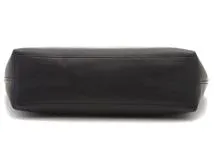 国内発 VALENTINO ロックスタッズ ブラックレザートートバッグ ヴァレンティノ VLTNロゴ ロックスタッズ付き レザートート