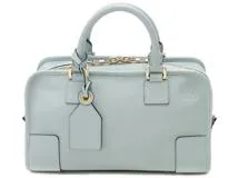 LOEWE ロエベ アマソナ28 352.30 ライトブルー レザー【432 