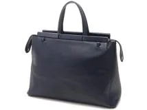 FURLA フルラ 2WAYショルダーバッグ ネイビー レザー G6782【434