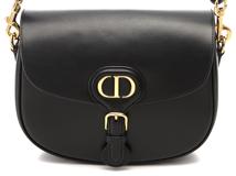 Dior ディオール BOBBY ミディアムバッグ ショルダーバッグ カーフ ブラック ゴールド金具 M9319UMOL-M900【207】