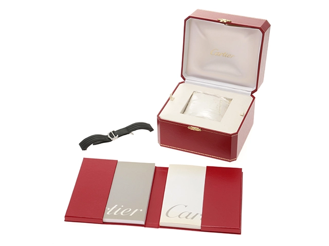 CARTIER　カルティエ　ロードスター クロノ　W62019X6　ステンレス　SS　シルバー　メンズ　自動巻き【432】2143300215687