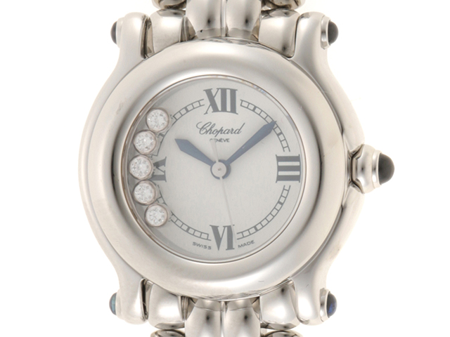ショパール Chopard ハッピースポーツ 27/8245-42 ホワイト文字盤  腕時計 レディース