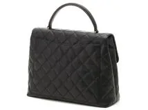 CHANEL シャネル マトラッセ ハンドバッグ A12397 ブラック/GP キャビアスキン【432】2148103555565  の購入なら「質」の大黒屋（公式）