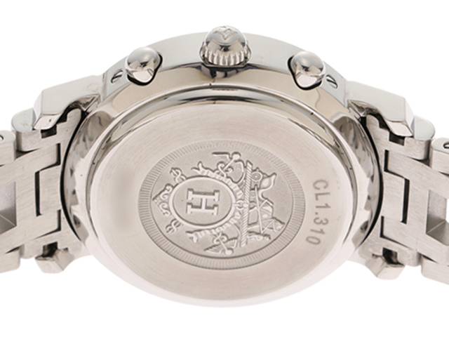 エルメス クリッパー クロノ ホワイト CL1.310 レディース - 腕時計