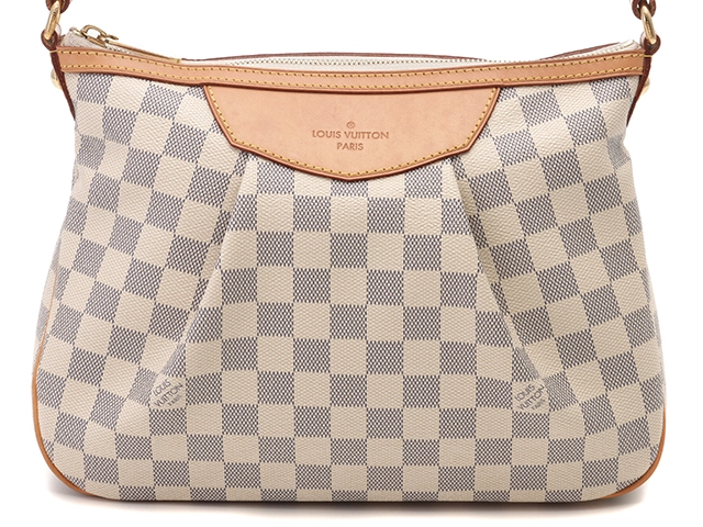 LOUIS VUITTON シラクーサ PM ショルダーバッグ ダミエ アズール