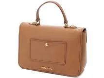 miu miu ミュウミュウ マドラスビコローレ 2WAYショルダーバッグ