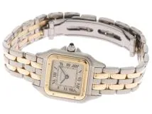 Cartier　カルティエ　パンテールSM・2ロウ　1120　K18YG/SS　女性用クオーツ時計【473】