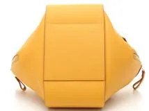 LOEWE ロエベ　イエロー レザー ハンモック　ミニ　美品 LOEWE ロエベ ショルダーバッグ ハンモック ミニ レザー