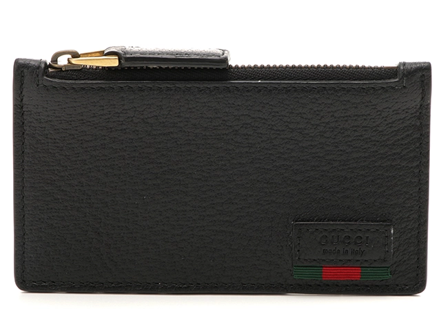GUCCI グッチ コイン＆カードケース ブラック カーフ 428757