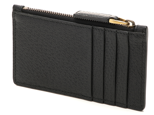 GUCCI グッチ コイン＆カードケース ブラック カーフ 428757