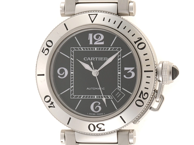 Cartier カルティエ 腕時計 パシャ シータイマー W31077M7 ステンレス ...