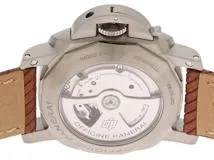 PANERAI パネライ 腕時計 ルミノールマリーナ1950 3デイズ PAM00351 チタン／革ベルト ブラウン文字盤 シースルーバック  自動巻 2011年国内【472】SJ