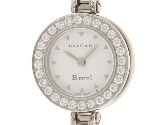 BVLGARI ブルガリ B-zero1 BZ22S ダイヤベゼル 白文字盤 クォーツ レディース 日本国内正規【432】2148103561184  の購入なら「質」の大黒屋（公式）