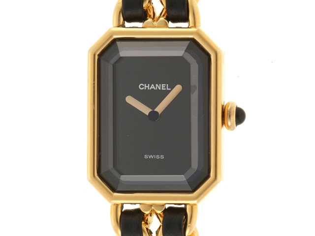 CHANEL　シャネル　時計　プルミエールＬ　H0001　ゴールドメッキ / 革　【436】　2148103562877