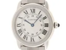 Cartier　カルティエ　ロンド・ソロSM　W6701004　ステンレス　女性用クオーツ時計【473】