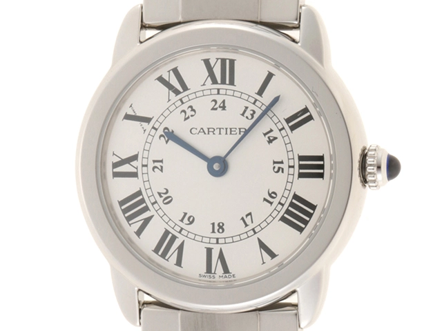 Cartier　カルティエ　ロンド・ソロSM　W6701004　ステンレス　女性用クオーツ時計【473】