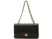 CHANEL シャネル マトラッセWフラップWチェーンショルダーバッグ ブラック/GP ラム 2148103563546 【432】  の購入なら「質」の大黒屋（公式）