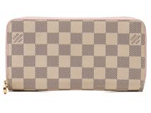 ルイヴィトン　Louis Vuitton　ジッピーウォレット　ダミエ・アズール　ローズバレリーヌ　N63503【471】Y