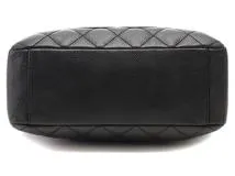 CHANEL 　シャネル　トートバッグ　マトラッセPST　ブラック　キャビアスキン 【472】HG