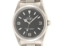 A番 1999年海外 ROLEX ロレックス メンズ オートマチック エクスプローラー1 14270 ブラック文字盤 SS オンリースイス【472】  の購入なら「質」の大黒屋（公式）