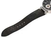 LOUIS VUITTON  ルイヴィトン 腕時計 タンブール ムーンスターGM Q8E00Z ステンレススチール/アリゲーターベルト クオーツ【472】TS