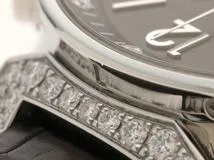 LOUIS VUITTON  ルイヴィトン 腕時計 タンブール ムーンスターGM Q8E00Z ステンレススチール/アリゲーターベルト クオーツ【472】TS