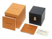 LOUIS VUITTON  ルイヴィトン 腕時計 タンブール ムーンスターGM Q8E00Z ステンレススチール/アリゲーターベルト クオーツ【472】TS