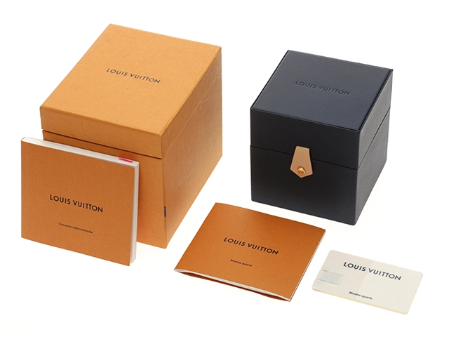 LOUIS VUITTON  ルイヴィトン 腕時計 タンブール ムーンスターGM Q8E00Z ステンレススチール/アリゲーターベルト クオーツ【472】TS