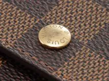 ルイ・ヴィトン  LOUIS VUITTON　ポルトトレゾール･エテュイパピエ  ダミエ  財布  三つ折り財布 Ｎ61202 2148103571428 【460】