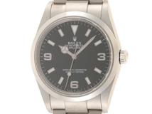 F番 2004年7月並行　ROLEX ロレックス　メンズ オートマチック　エクスプローラーⅠ 114270　ブラック369文字盤 ステンレス【472】HK