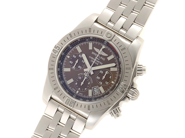 BREITLING ブライトリング クロノマット44 AB0115 ブラウン メンズ 自動巻き （2148103574207）【200】