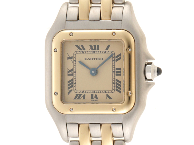 Cartier カルティエ 腕時計 パンテール スモールモデル 2ロウ 166921  