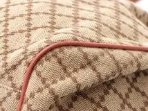 GUCCI グッチ ハンドバッグ ディアマンテ スーキー ベージュ/ピンク キャンバス/レザー 223974【472】2148103574580