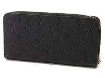 LOUIS VUITTON ルイヴィトン 長財布 ジッピー・ウォレット モノグラム・アンプラント ノワール M61864【434】