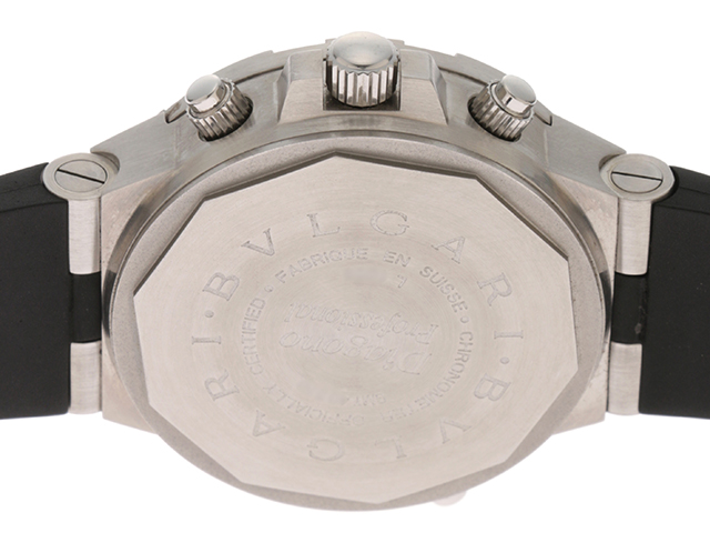 BVLGARI ブルガリ ディアゴノ プロフェッショナル GMT40SFB 自動巻き ホワイト【436】2148103574993  の購入なら「質」の大黒屋（公式）