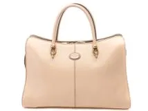 Tod's ベージュ レザー トートバッグ トッズ TODS フラワーバッグ ベージュ レザー トートバッグ