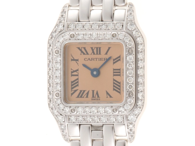 Cartier カルティエ ミニパンテール WF3244F3 ピンク ホワイトゴールド（K18WG） レディース クオーツ 研磨済み （2148103575945）【200】