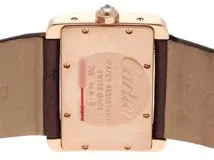 Cartier　カルティエ　時計　ミニタンクディヴァン　WA302471　K18/カワ　クォーツ式　2148103575952　【437】