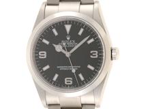 ROLEX　ロレックス　エクスプローラーⅠ　114270　ブラック文字盤　ステンレス　SS　P番　メンズ　2001年8月ギャラ　自動巻き　2148103577291【432】