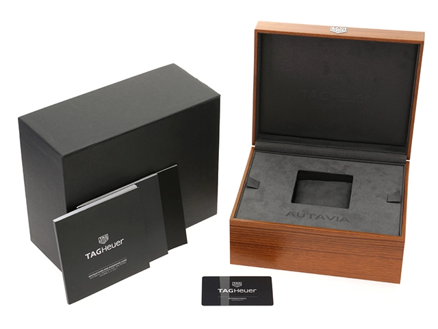 TAG HEUER　タグホイヤー　時計　オータヴィアウォッチ　アイソグラフ　WBE5112.FC8266　SS　革　自動巻き　2148103578731　【437】