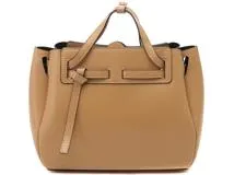 LOEWE ロエベ ショルダーバッグ ラゾミニ ライトブラウン レザー